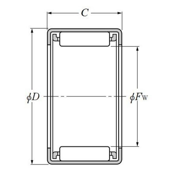 Ntn NTN DCL55, Drawn Cup Needle Roller Bearing  03125 In Id X 05 In Od X 03125 In W DCL55